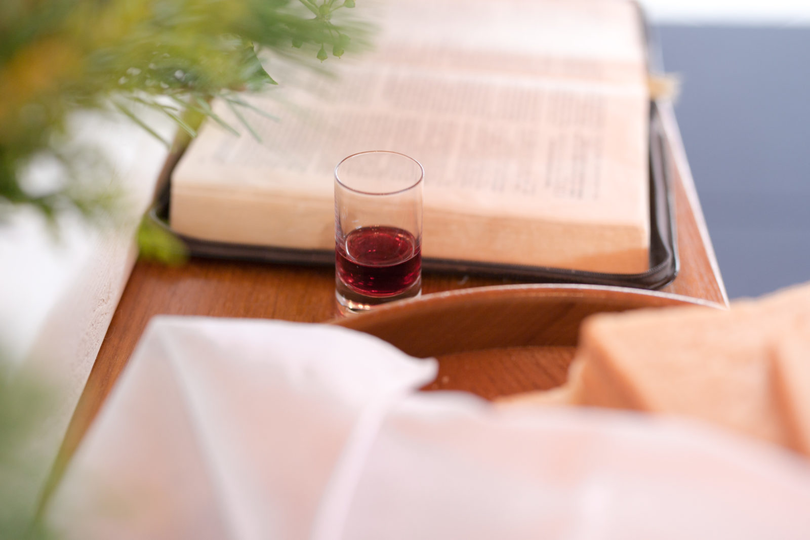 Scripture and Lord’s Supper – Photo by David Weber